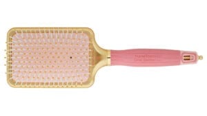 Щетка для волос широкая Ceramic + ion NanoThermic розовое золото