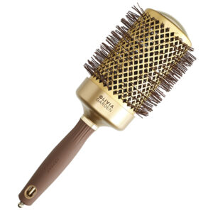 Термобрашинг для волос EXPERT BLOWOUT SHINE Wavy Bristles Gold&Brown 65 мм Коричневый